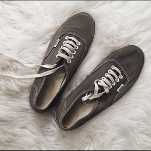 Vans Authentic Gray Skate Shoes